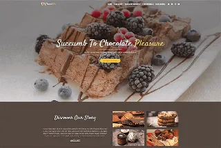 A Chocolate Shop Website Design